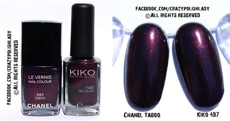 chanel taboo dupe kiko|Duped: Never buy the same color twice again! .